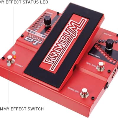 Digitech Whammy DT Guitar Pedal - Drop Tune & Whammy Effects, Pitch Shifting, True Bypass. 2 Flat Patch Cables Included image 3