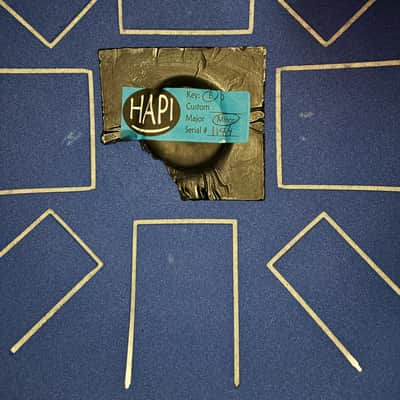 Hapi Drum 2000s - Blue painted metal image 2