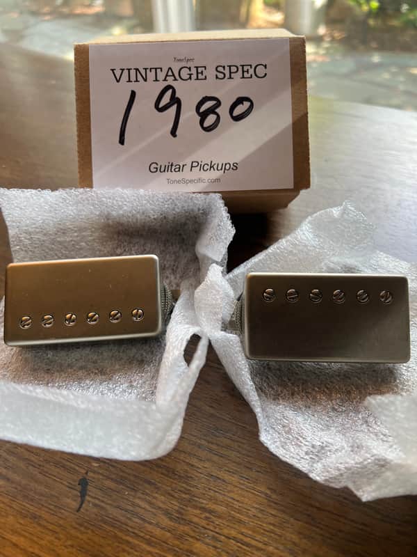 Tone Specific - Vintage Spec 1980 Humbucker Set - Gibson Tim Shaw Era Clones image 1