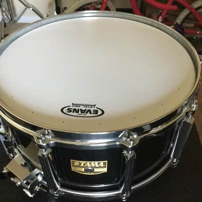 Tama AW316 Heavy Birch Snare 88' 1988 Piano Black Artstar Granstar Artwood image 2