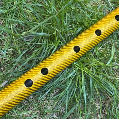 Golden D Bansuri / Low A Flute image 4