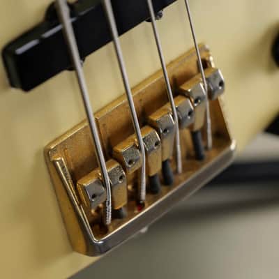 Fender PJR65 Late 80's Aged White Bass image 16
