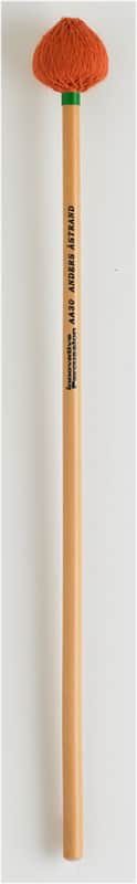 Innovative Percussion AA30 Rattan Series Anders Åstrand / Hard Vibraphone / Marimba Mallets - Orange Cord - Rattan image 1