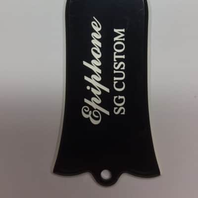 Gibson Epiphone Trussrod Cover TRC Black image 2