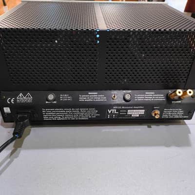 VTL MB-125 COPPIA FINALI MONO MONOBLOCK VALVOLARI TUBE POWER AMP VTL- MB125  Silver image 9