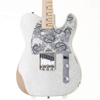 FENDER MEXICO Artist Series Brad Paisley Road Worn Telecaster SLV SPKL [MX17904894] (08/19) image 6