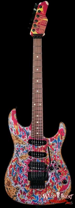 2026 James Tyler USA Studio Elite HD-X Floyd Rose Thrashed Burning Water with Faux Matching Headstock 6.75 lbs