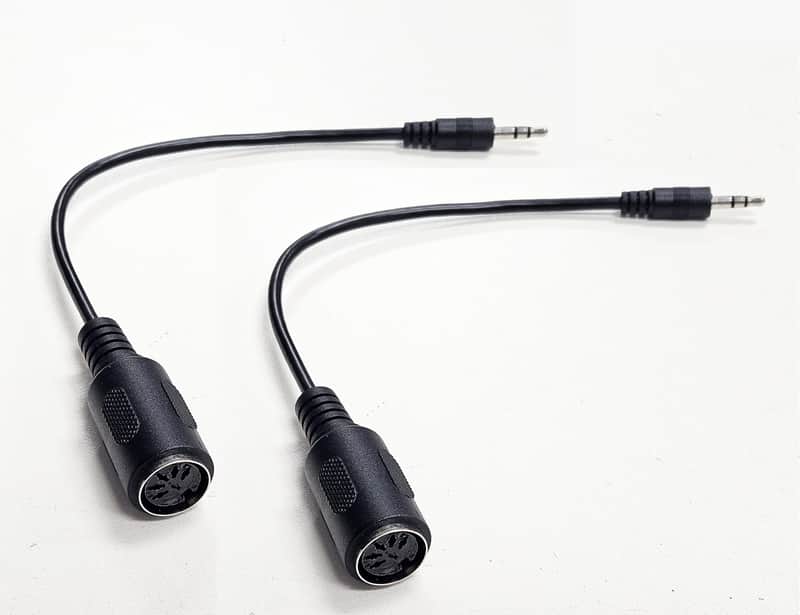 MIDI Cable Set: Type A 3.5mm TRS to 5-pin MIDI image 1
