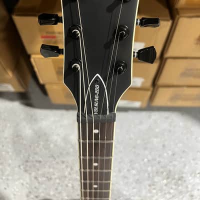 ESP LTD Volsung-200 Electric Guitar - Black Satin, Rosewood Fingerboard image 4
