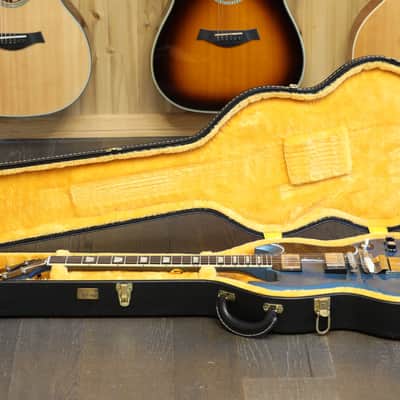 Mint! 2023 Gibson Custom Shop 1964 Reissue SG Murphy Lab w/ Maestro Electric Guitar Pelham Blue Ultra Light Aged + COA OHSC image 22