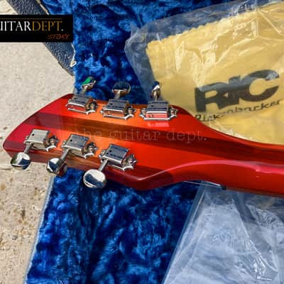 ♚ PRISTINE ♚ 2017 RICKENBACKER 350V63 Liverpool ♚ LUSH DEEP FIREGLO !♚ 6.2 LBS !♚ TOASTERS♚SAVE ££s. *360*330*325 image 23