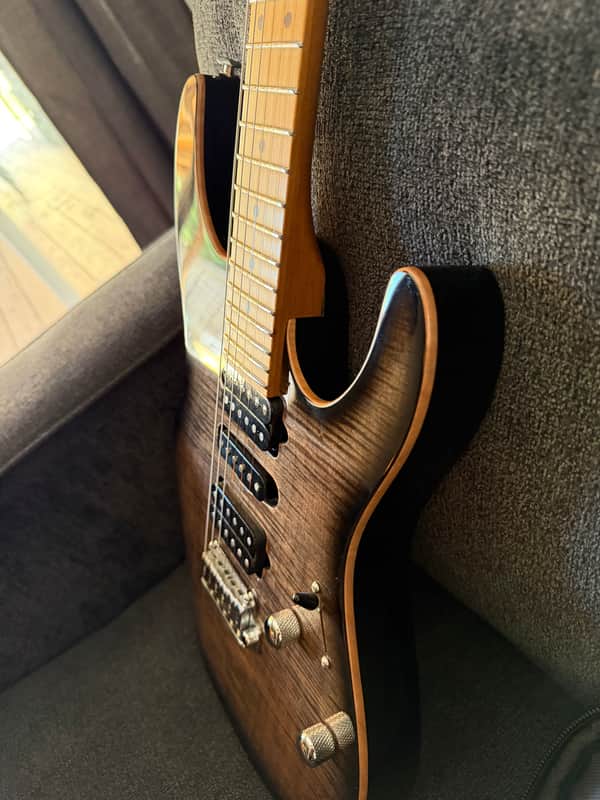 Suhr Modern Plus HSH with Roasted Maple Fretboard 2018 - Present - Charcoal Burst image 1