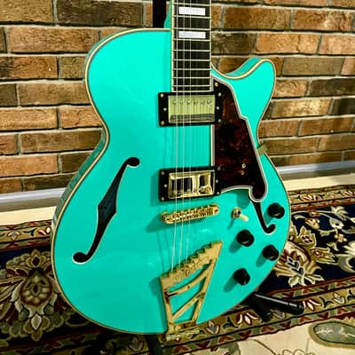 2017 D'Angelico Excel EX-SS Excellent Plus Condition Surf Green Bild 1