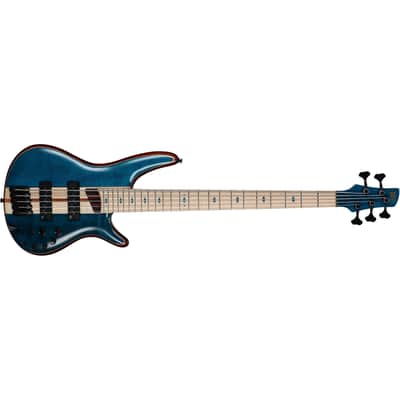 Ibanez SR1425BCGL SR Premium 5-String Bass w/Bag - Caribbean Green Low Gloss image 3