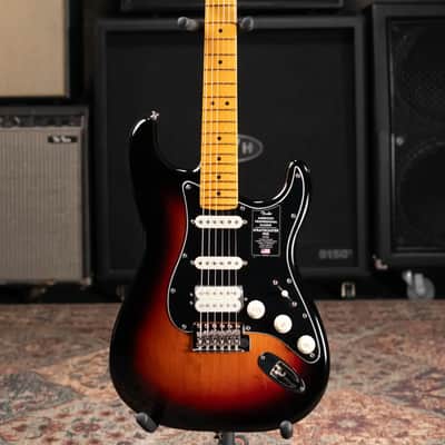 Fender American Professional Classic Stratocaster HSS Electric Guitar - 3-Color Sunburst with Gig Bag image 3