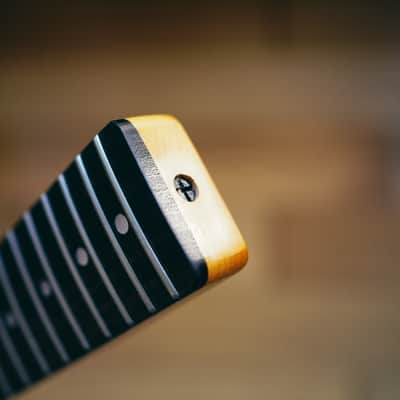 Telecaster Neck – Vintage Maple & Rosewood | 21 Frets | Nitro Satin Finish | Bone Nut image 14
