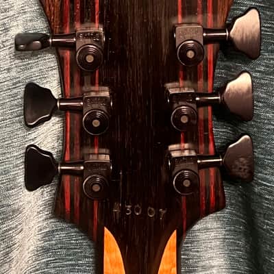 Carl Thompson Custom 6 String Fretless 2007 - Cocobolo image 3