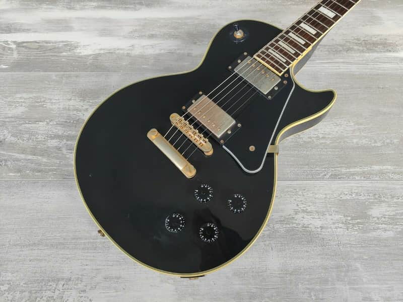 Blitz by Aria Pro II Les Paul Custom (Black) | Reverb