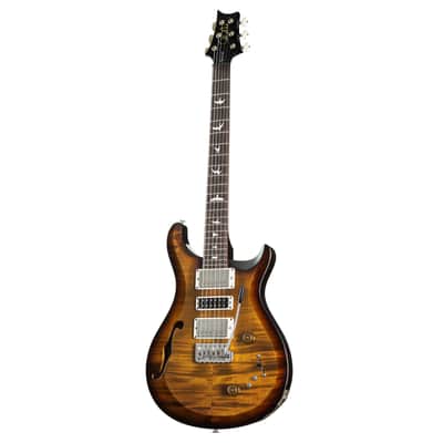PRS S2 Special Semi-Hollow Black Amber - Custom Electric Guitar image 9