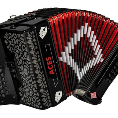 Hohnica ACES II GCF Accordion - Black 3 Registers (ACES II GBK) image 13
