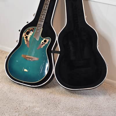 Ovation Celebrity CS-257 - Blue Transparent Burst - w/ OHSC image 20