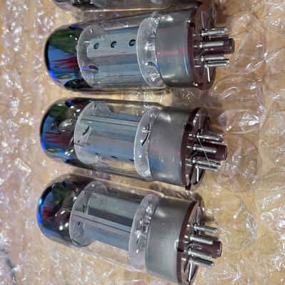 Svetlana 6550 B matched quad of tubes Russia image 2