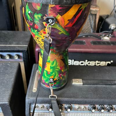 Remo Kids Percussion Djembe Drum 8" 2010s - Fabric Rain Forest image 3