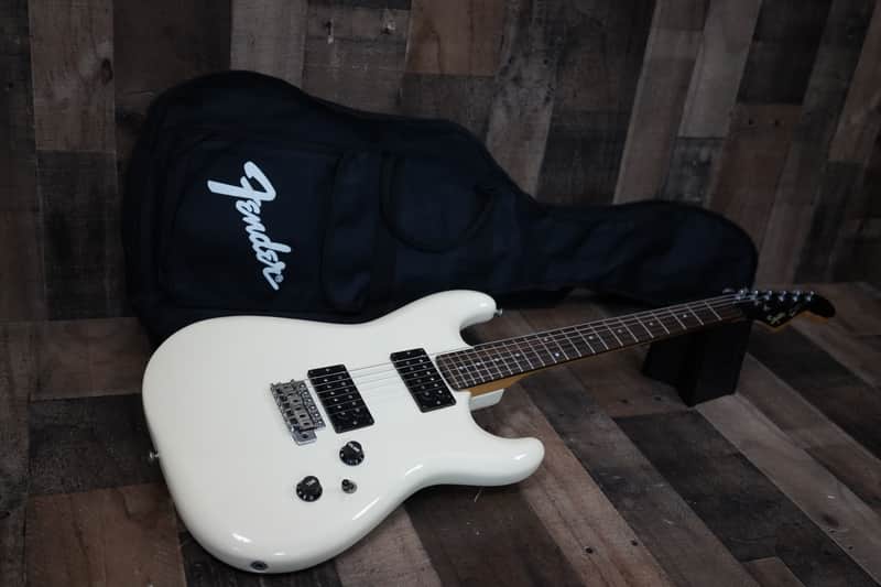 Squier Boxer Stratocaster HH ST-335 1985 Contemporary Series Vintage White Fender Japan MIJ Rosewood image 1