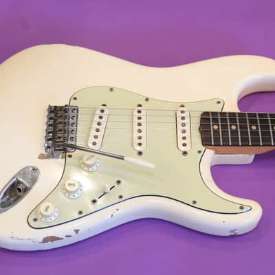 Fender Stratocaster -preowned by JIMI HENDRIX -1963 Olympic White image 9