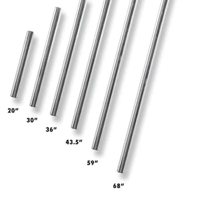 Gibraltar SC-GPR20 20" Straight Drum 1.5 Chrome Rack Tube image 2