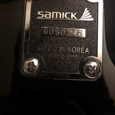 Samick P Bass 80s Gloss Black ( Left handed ) image 3