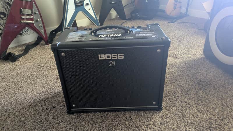 Boss Katana-50 EX Gen 3 50-Watt 1x12" Digital Modeling Guitar Combo 2024 - Present - Black image 1