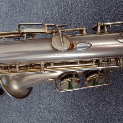 Vintage Selmer Modele 22 Alto Saxophone 1922 - Silver image 11