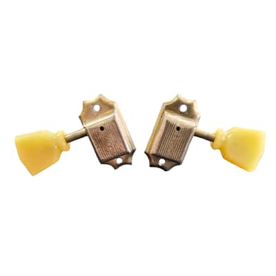 FULL SET OF 1947-52 KLUSON DELUXE "SINGLE LINE" TUNERS image 5