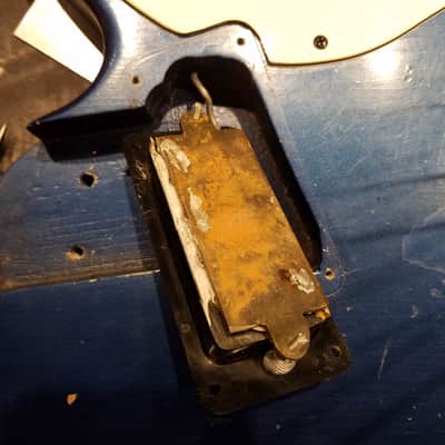 Mosrite Electric Bass Metallic Blue 1970s image 16