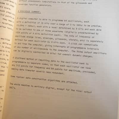 Rare - set of 2 reference books - EMS Vocom & Musys documentation by Peter Zinovieff & Peter Grogono image 12