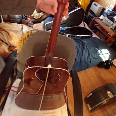 Aria Dreadnought AD-80  Martin D42  D41 Clone 2006 nice shape image 5