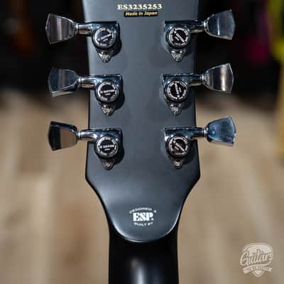 ESP E-II Eclipse BB Bold Binding EMG Guitar w/ Case – Black Satin (B-stock) image 9