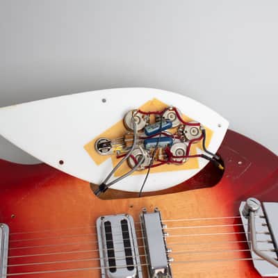 Rickenbacker Model 335 Semi-Hollow Body Electric Guitar (1966), ser. #FI-3126, original silver tolex hard shell case. image 16