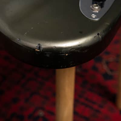 2002 Fender JG66 Jaguar, Atomic Silver (ASV), Matching Headstock, Fully Painted Neck, Non-Catalog, Limited Edition image 9