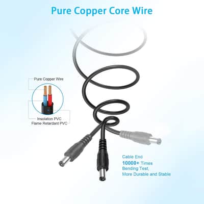 9V 2A Power Supply Charger Cable for Roland PSB-1U Adapter, for Boss PSA-120S ME-80 RC-30 RC-202 ME-70 Power Guitar Pedal, for DYMO LabelManager LM-160 500TS 100 150 220P 350 LM210D LM-200 image 4