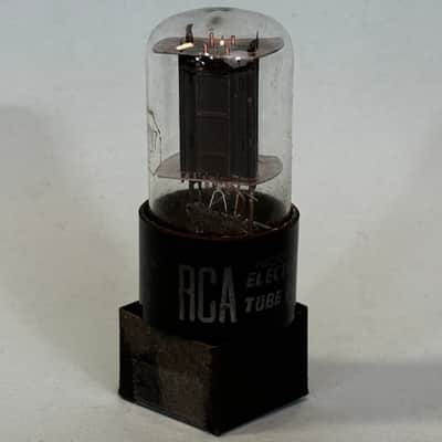 1953 RCA 12SN7GT Vintage 1950s Clear Glass Black Plate Tube! T488 image 2