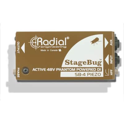 Radial Engineering StageBug SB4 Piezo DI Active Direct Box w/ High Pass Filter image 1