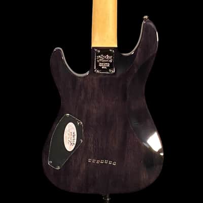 Schecter Omen Extreme-7 Electric Guitar - See Thru Black image 5