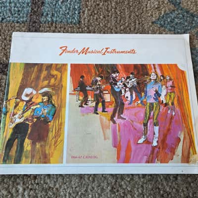 Vintage 1966-1967 Fender Musical Instruments Full-Line Catalog! Rare, Original Case Candy, Paperwork! image 1