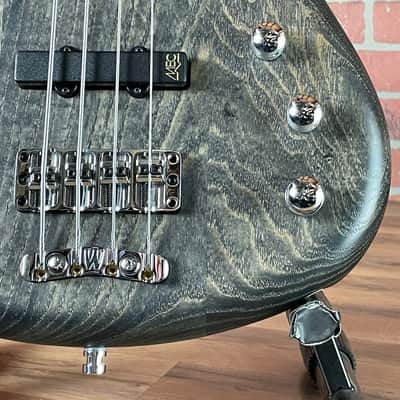 Warwick Pro Series Corvette Standard Electric Bass Guitar - Nirvana Black image 5