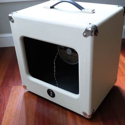 Tone Tubby Cube 1x12 Cabinet w/ Avatar Hellatone 60 (Celestion Vintage 30) - Cream/Oxblood image 3