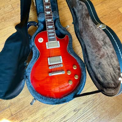 ALL ORIGINAL 2004 Gibson Les Paul Standard Plus in RARE Cayenne Finish image 7