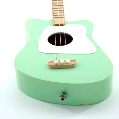 Loog Mini Acoustic 3-String Kids Beginner Guitar Mint Surf Green Educational image 7