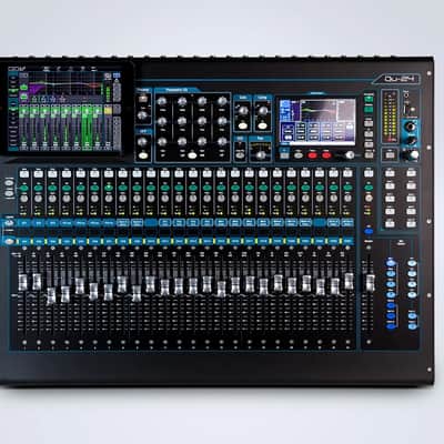 Allen & Heath QU-24C Chrome Edition 24-Channel Digital Mixer 2010s - Black image 1